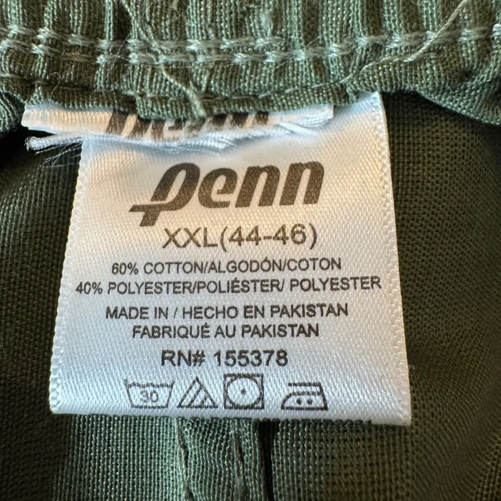 Penn Mens Woven Boxers XXL Green Grey Black 3 Pack Classic Fit Comfortable